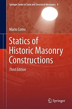 portada Statics of Historic Masonry Constructions (Springer Series in Solid and Structural Mechanics)
