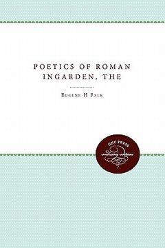 portada the poetics of roman ingarden (en Inglés)