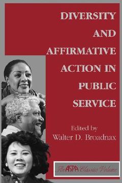 portada diversity and affirmative action in public service (en Inglés)