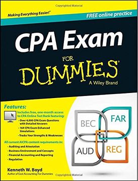 portada CPA Exam for Dummies with Access Code