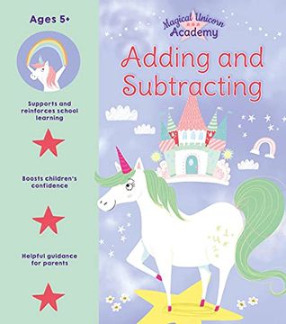 portada Magical Unicorn Academy: Adding and Subtracting (Magical Unicorn Academy, 1) (in English)