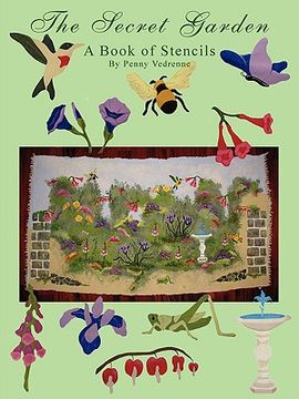 portada the secret garden: a book of stencils (en Inglés)
