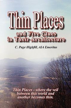 portada thin places and five clues in their architecture (en Inglés)