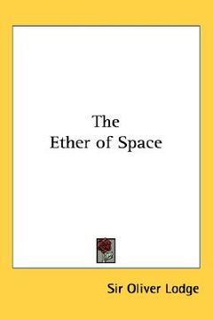 portada the ether of space (en Inglés)