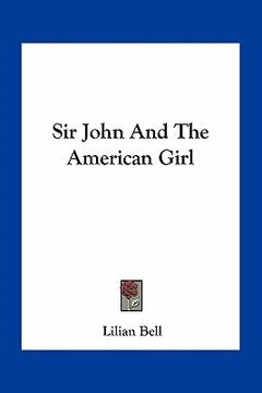 portada sir john and the american girl (in English)