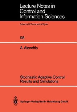 portada stochastic adaptive control - results and simulations (en Inglés)
