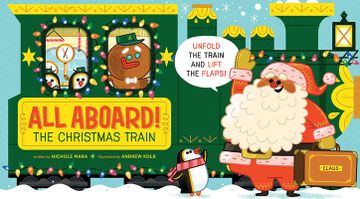 portada All Aboard! The Christmas Train (in English)