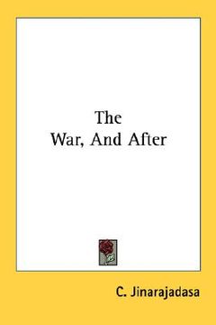 portada the war, and after (en Inglés)