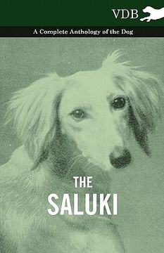 portada the saluki - a complete anthology of the dog (en Inglés)