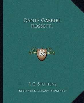 portada dante gabriel rossetti (in English)