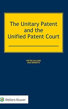 portada The Unitary Patent and the Unified Patent Court (Hardback) (in English)