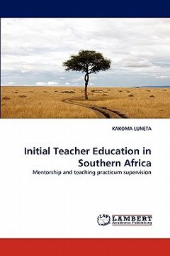 portada initial teacher education in southern africa (en Inglés)