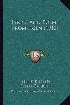portada lyrics and poems from ibsen (1912) (in English)