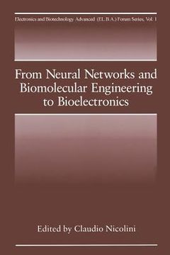 portada From Neural Networks and Biomolecular Engineering to Bioelectronics (en Inglés)