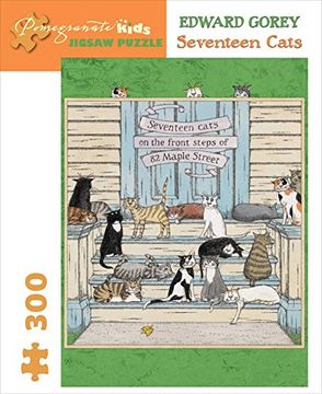 portada Edward Gorey - Seventeen Cats: 300 Piece Puzzle (Pomegranate Artpiece Puzzle) (en Inglés)