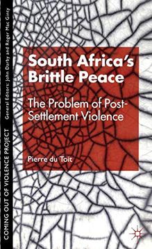 portada South Africa's Brittle Peace: The Problem of Post-Settlement Violence (Ethnic and Intercommunity Conflict) (en Inglés)