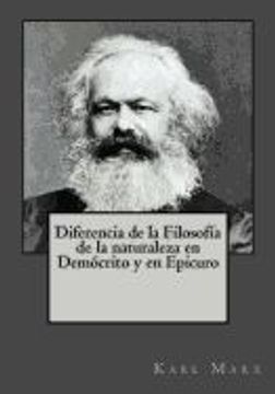 portada Diferencia de la Filosofía de la Naturaleza en Demócrito y en Epicuro (in Spanish)