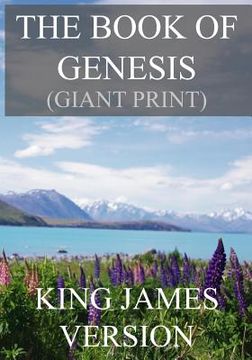 portada The Book of Genesis (KJV) (Giant Print) (en Inglés)