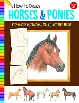 portada How to Draw Horses & Ponies: Step-By-Step Instructions for 20 Different Breeds (Learn to Draw) (in English)