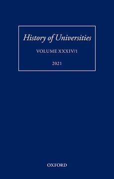 portada History of Universities: Volume Xxxiv (en Inglés)
