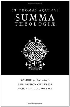 portada Summa Theologiae V54: 3a. 46-52: Passion of Christ v. 54 (en Inglés)