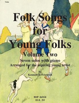 portada Folk Songs for Young Folks, Vol. 2 - viola and piano (in English)