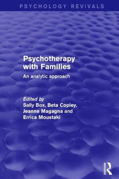 portada Psychotherapy with Families: An Analytic Approach (in English)