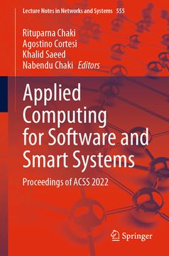 portada Applied Computing for Software and Smart Systems: Proceedings of Acss 2022