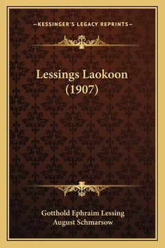 portada Lessings Laokoon (1907) (en Alemán)