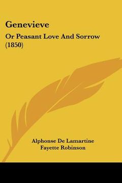 portada genevieve: or peasant love and sorrow (1850) (in English)