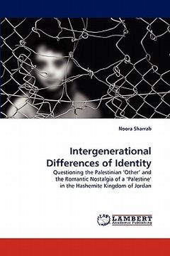 portada intergenerational differences of identity (in English)