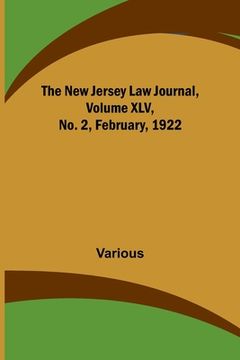 portada The New Jersey Law Journal, Volume XLV, No. 2, February, 1922 (in English)
