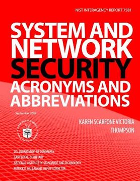 portada System and Network Security Acronyms and Abbreviations (en Inglés)