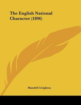 portada the english national character (1896) (in English)