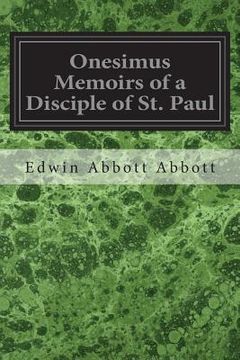 portada Onesimus Memoirs of a Disciple of St. Paul (in English)