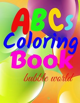 portada ABCs coloring book bubble world (en Inglés)