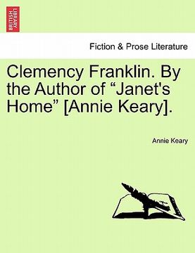 portada clemency franklin. by the author of "janet's home" [annie keary].