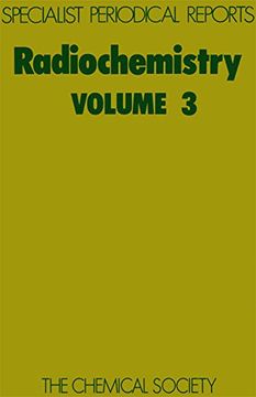 portada Radiochemistry: Volume 3 (en Inglés)