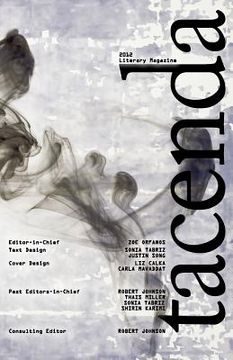 portada tacenda literary magazine (en Inglés)