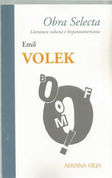 portada Emil Volek: Obra Selecta. Literatura Cubana e Hispanoamericana