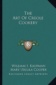 portada the art of creole cookery