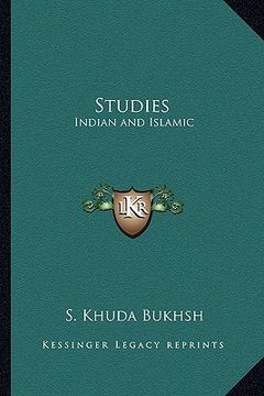 portada studies: indian and islamic (en Inglés)