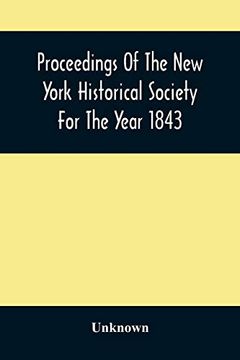 portada Proceedings of the new York Historical Society for the Year 1843 (in English)