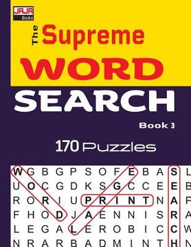 portada The Supreme WORD SEARCH Puzzle Book 3 (en Inglés)