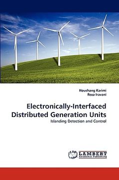 portada electronically-interfaced distributed generation units (en Inglés)
