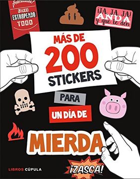 portada Más de 200 stickers para un día de mierda (Manualidades)