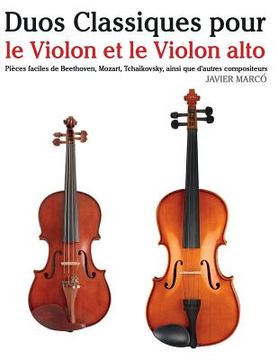 portada Duos Classiques Pour Le Violon Et Le Violon Alto: Pi (en Inglés)