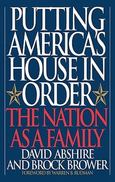 portada putting america's house in order: the nation as a family (en Inglés)