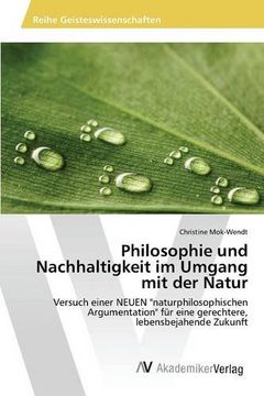 portada Philosophie und Nachhaltigkeit im Umgang mit der Natur