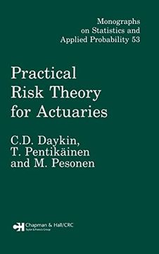 portada Practical Risk Theory for Actuaries (Chapman & Hall (en Inglés)